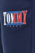 Бавовняні спортивні штани Tommy Jeans чоловічі колір синій з принтом (2604690) Бавовняні спортивні штани Tommy Jeans чоловічі колір синій з принтом (2604690)