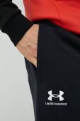 Спортивні штани Under Armour чоловічі колір чорний однотонні