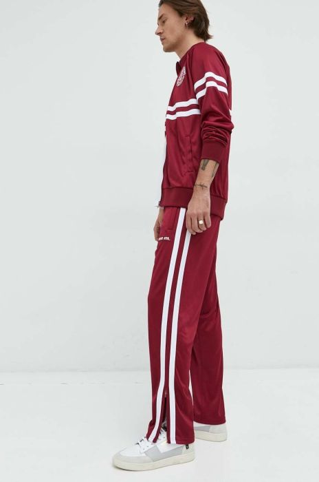 Спортивні штани Unfair Athletics чоловічі колір бордовий з аплікацією