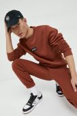 Спортивні штани Kangol unisex колір коричневий однотонні Спортивні штани Kangol unisex колір коричневий однотонні