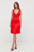 Сукня колір червоний mini пряма