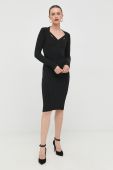 Сукня Guess колір чорний maxi облягаюча (2579170)