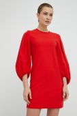 Сукня BOSS колір червоний mini пряма