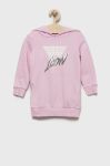 Дитяча бавовняна сукня Guess колір рожевий mini пряма (2625299)