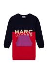 Дитяча бавовняна сукня Marc Jacobs колір червоний mini пряма