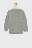 Дитячий бавовняний светер United Colors of Benetton колір сірий легкий