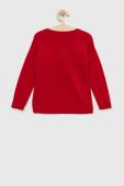Дитячий светр United Colors of Benetton колір червоний легкий (2877242) Дитячий светр United Colors of Benetton колір червоний легкий (2877242)
