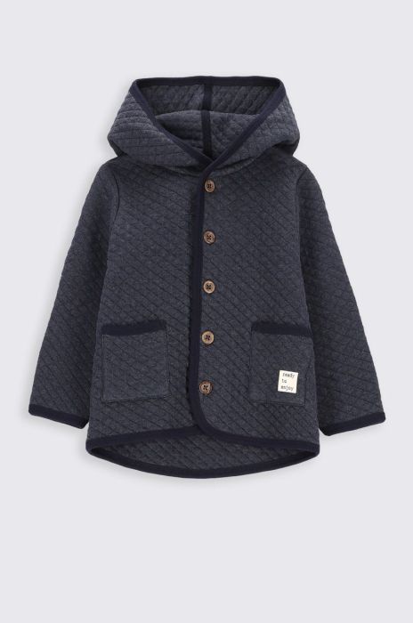 Дитячий кардиган Coccodrillo колір синій легкий Дитячий кардиган Coccodrillo колір синій легкий