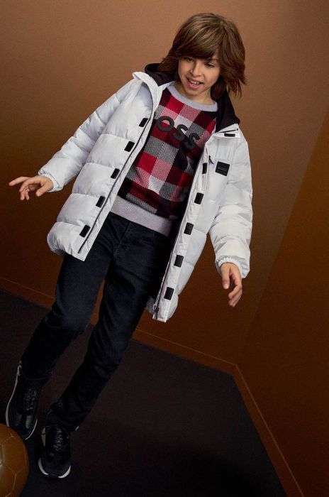 Дитячий бавовняний светер BOSS колір барвистий (2698997) Дитячий бавовняний светер BOSS колір барвистий (2698997)