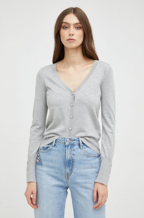 Джемпер Guess жіночий колір сірий легкий Джемпер Guess жіночий колір сірий легкий