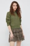 Светр з домішкою вовни Scotch & Soda жіночий колір зелений теплий