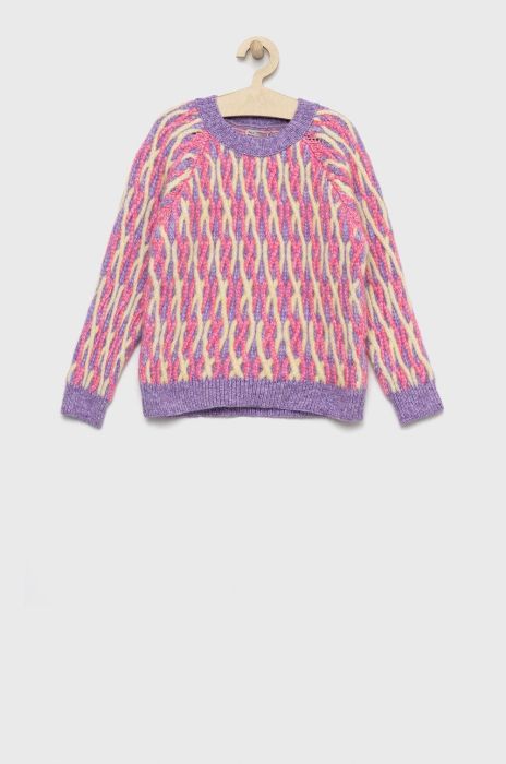 Дитячий светр Kids Only колір рожевий теплий (2714669) Дитячий светр Kids Only колір рожевий теплий (2714669)