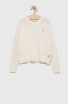 Дитячий светр Tommy Hilfiger колір бежевий легкий (2779998) Дитячий светр Tommy Hilfiger колір бежевий легкий (2779998)
