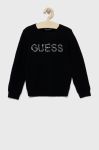 Дитячий светр Guess колір чорний легкий (2583542) Дитячий светр Guess колір чорний легкий (2583542)