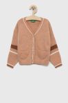 Дитячий кардиган United Colors of Benetton колір рожевий легкий (2793883) Дитячий кардиган United Colors of Benetton колір рожевий легкий (2793883)