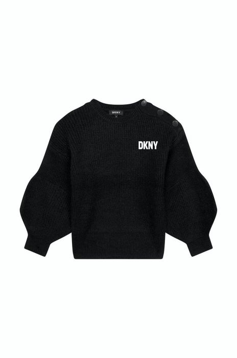 Дитячий светр Dkny колір чорний (2699083) Дитячий светр Dkny колір чорний (2699083)
