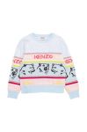 Дитячий светр Kenzo Kids легкий колір блакитний (2702094) Дитячий светр Kenzo Kids легкий колір блакитний (2702094)