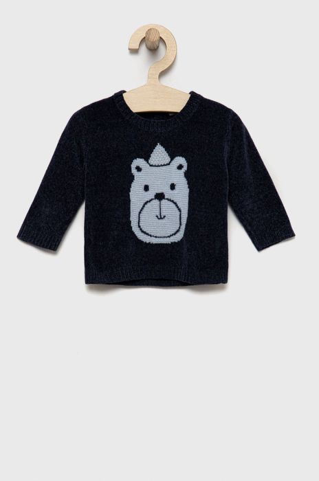 Дитячий светр United Colors of Benetton колір синій легкий (2630648) Дитячий светр United Colors of Benetton колір синій легкий (2630648)