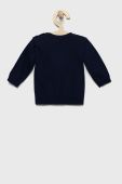Дитячий бавовняний светер United Colors of Benetton колір синій легкий (2630660)