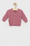 Дитячий кардиган United Colors of Benetton колір фіолетовий легкий Дитячий кардиган United Colors of Benetton колір фіолетовий легкий