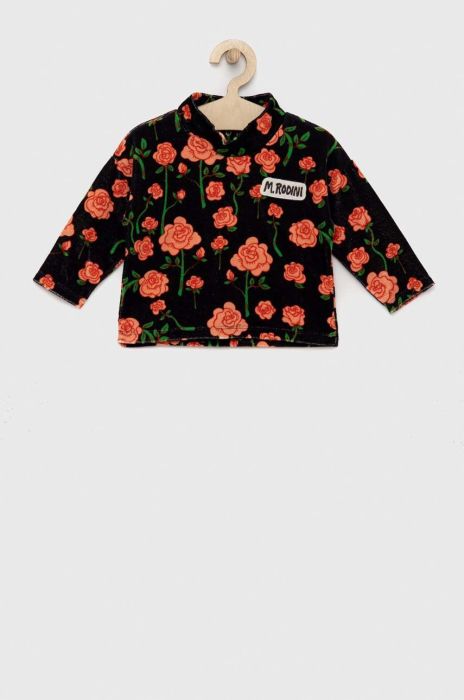 Дитячий бавовняний светер Mini Rodini легкий колір чорний Дитячий бавовняний светер Mini Rodini легкий колір чорний