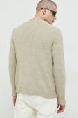 Светр з домішкою вовни Only & Sons чоловічий колір бежевий легкий