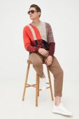 Вовняний светр PS Paul Smith чоловічий колір барвистий Вовняний светр PS Paul Smith чоловічий колір барвистий