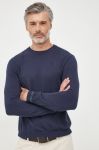 Светр з домішкою вовни Pepe Jeans чоловічий колір синій легкий (2594220) Светр з домішкою вовни Pepe Jeans чоловічий колір синій легкий (2594220)