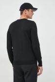 Вовняний светр BOSS чоловічий колір чорний (2666542)