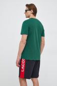 Бавовняна футболка Lacoste колір зелений з принтом (3048698) Бавовняна футболка Lacoste колір зелений з принтом (3048698)
