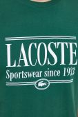 Бавовняна футболка Lacoste колір зелений з принтом (3048698) Бавовняна футболка Lacoste колір зелений з принтом (3048698)