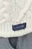 Светр з домішкою вовни Superdry чоловічий теплий колір барвистий