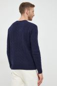 Вовняний светр Polo Ralph Lauren чоловічий колір синій легкий (2747276)