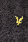 Светр з домішкою вовни Lyle & Scott чоловічий колір сірий