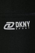 Шорти Dkny жіночі колір чорний однотонні висока посадка (2504067)