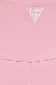 Шорти Guess жіночі колір рожевий однотонні середня посадка