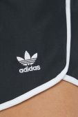 Шорти adidas Originals Always Original жіночі колір чорний з аплікацією висока посадка