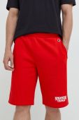 Шорти Champion Xstranger Things колір червоний з принтом Шорти Champion Xstranger Things колір червоний з принтом