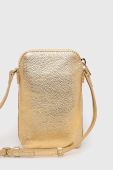Шкіряна сумка Patrizia Pepe колір золотий (3517494) Шкіряна сумка Patrizia Pepe колір золотий (3517494)