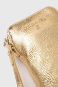 Шкіряна сумка Patrizia Pepe колір золотий (3517494) Шкіряна сумка Patrizia Pepe колір золотий (3517494)