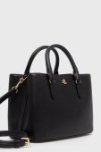 Шкіряна сумочка Lauren Ralph Lauren колір чорний (2476621)