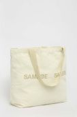 Сумочка Samsoe Samsoe Колір бежевий колір зелений Сумочка Samsoe Samsoe Колір бежевий колір зелений