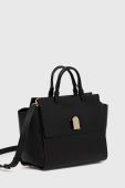 Шкіряна сумочка Furla Emma колір чорний