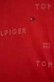 Дитяча бавовняна футболка Tommy Hilfiger колір червоний візерунок Дитяча бавовняна футболка Tommy Hilfiger колір червоний візерунок