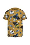 Дитяча бавовняна футболка Lego Wear колір жовтий візерунок Дитяча бавовняна футболка Lego Wear колір жовтий візерунок