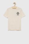 Дитяча бавовняна футболка adidas Originals колір бежевий візерунок (2896034) Дитяча бавовняна футболка adidas Originals колір бежевий візерунок (2896034)