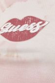 Бавовняний топ Guess колір рожевий (2411452)