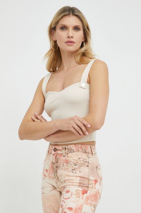 Топ Guess жіночий колір бежевий (2762751) Топ Guess жіночий колір бежевий (2762751)