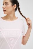 Бавовняна футболка Guess колір рожевий (3002143) Бавовняна футболка Guess колір рожевий (3002143)