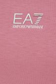 Футболка EA7 Emporio Armani жіночий колір рожевий